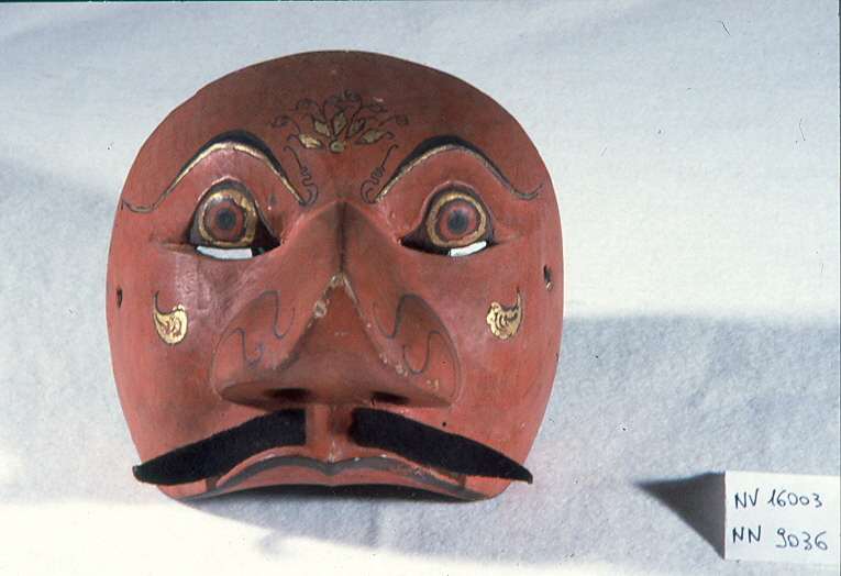 demone tentatore (maschera, opera isolata) - ambito Asia sud-orientale (secc. XVII/ XIX)