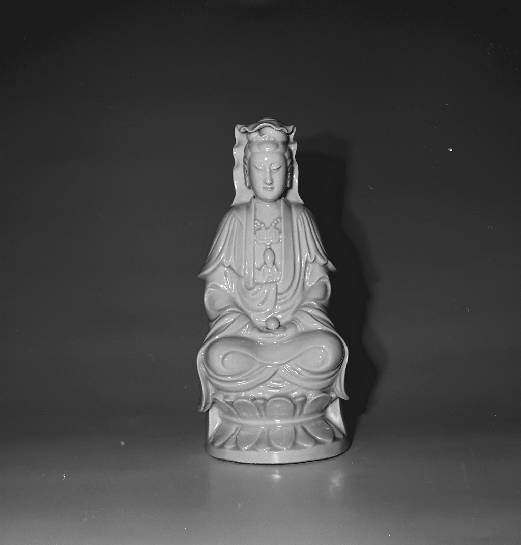 divinità orientale (statuetta, opera isolata) - ambito cinese (seconda metà sec. XVIII)