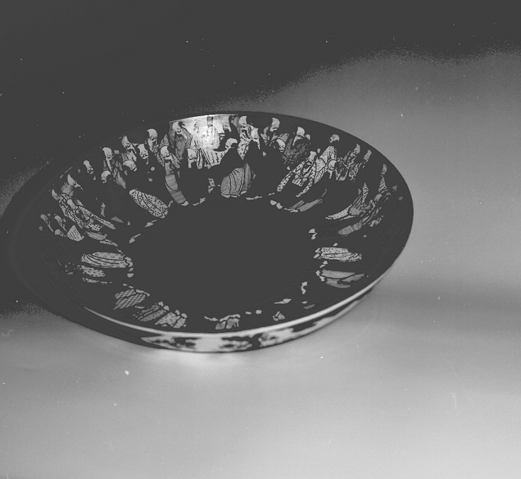 motivi decorativi (piatto, opera isolata) - ambito giapponese (secc. XVIII/ XIX)