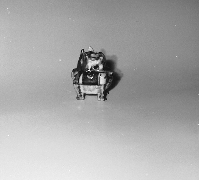 cane (bruciaprofumi, opera isolata) - ambito cinese (secc. XVIII/ XIX)