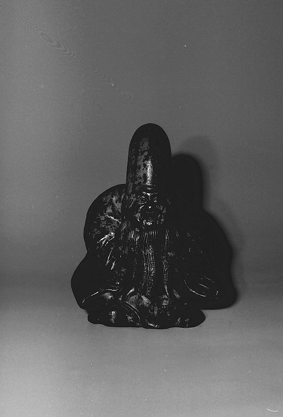 divinità orientale (statuetta, opera isolata) - ambito giapponese (secc. XVIII/ XIX)