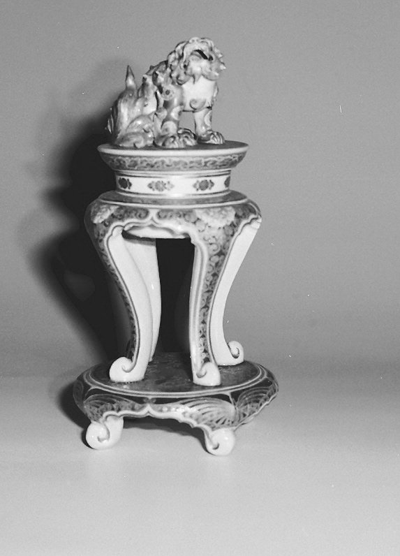 leone (bruciaprofumi, opera isolata) - ambito giapponese (secc. XVIII/ XIX)