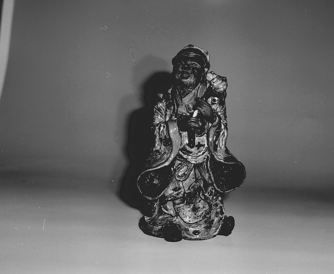 divinità orientale (statuetta, opera isolata) - ambito giapponese (secc. XVIII/ XIX)