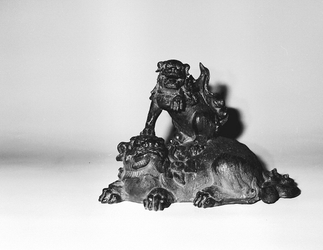 divinità orientale (statuetta, opera isolata) - ambito giapponese (secc. XVIII/ XIX)