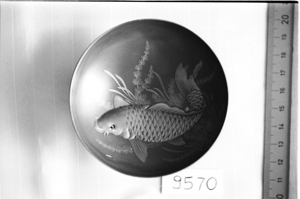 pesce (coppetta, opera isolata) di Kajikawa Choki (seconda metà sec. XIX)