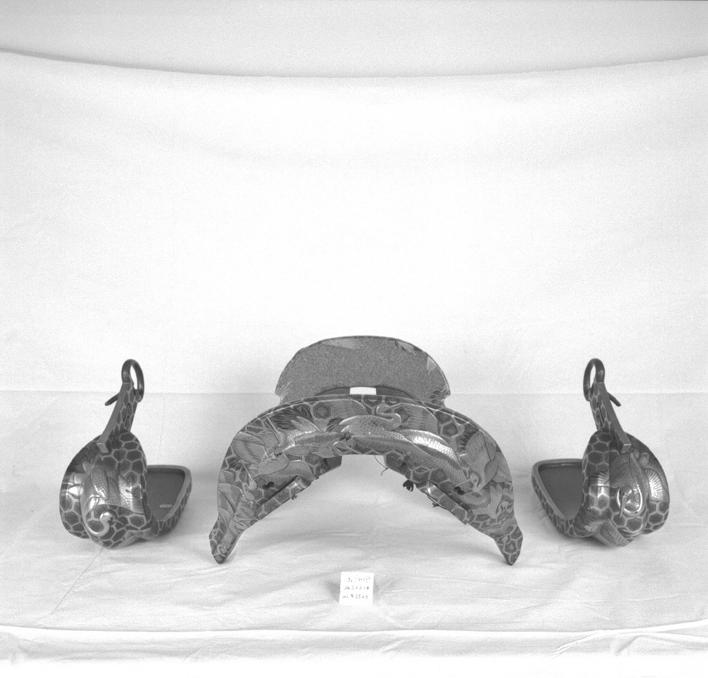 animali (sella) - ambito giapponese (terzo quarto sec. XIX)