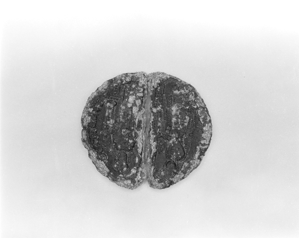 sigillo a pendente, elemento d'insieme - ambito veneto (secc. XIII/ XIV)