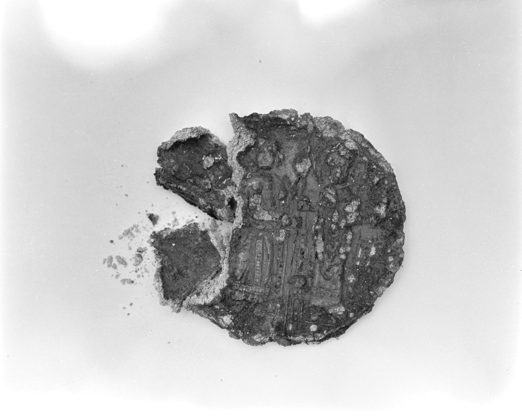 sigillo a pendente, elemento d'insieme - ambito veneto (sec. XIV)