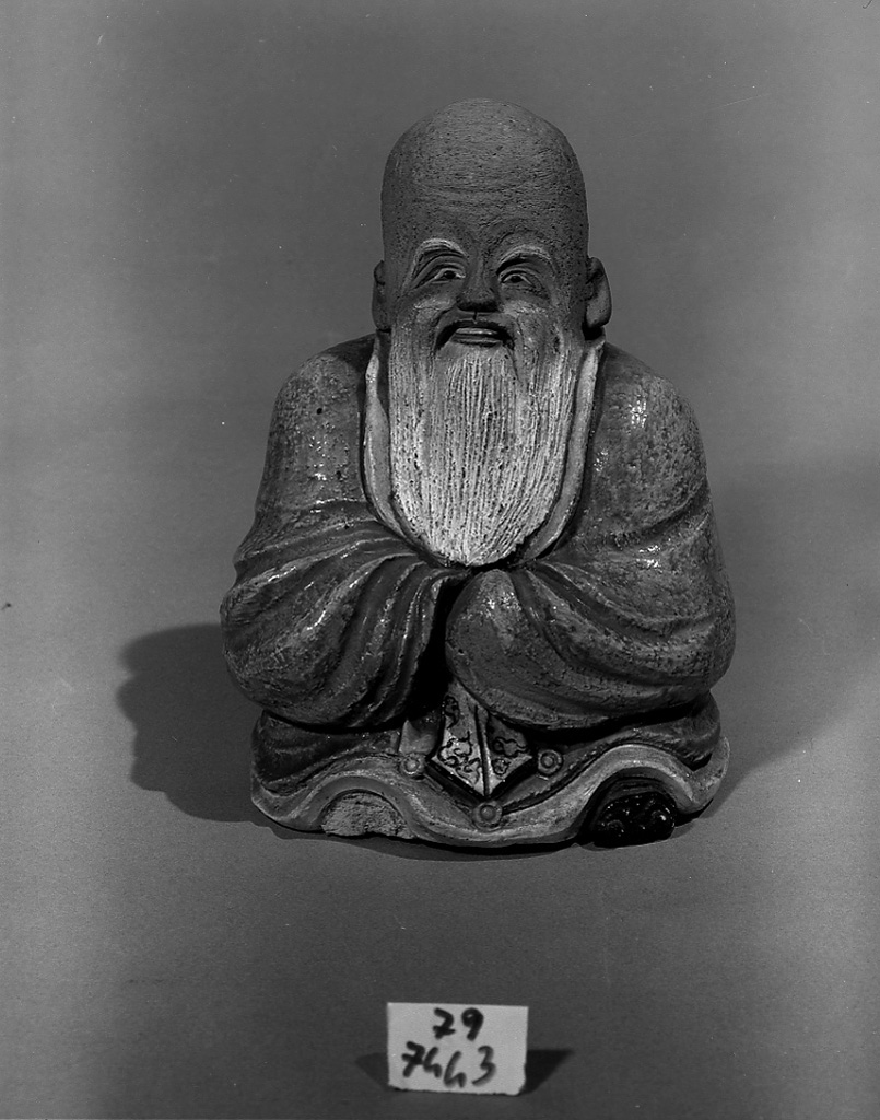 divinità orientale (statuetta, opera isolata) - ambito giapponese (sec. XIX)