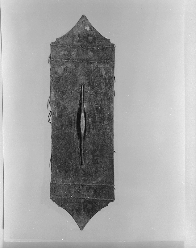 elementi decorativi antropomorfi (scudo, insieme) - manifattura indonesiana (sec. XIX)