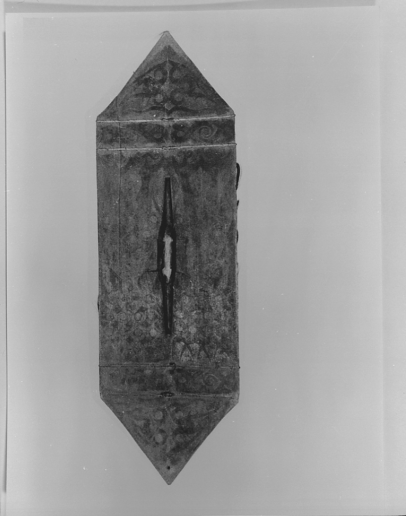 elementi decorativi antropomorfi (scudo, insieme) - manifattura indonesiana (sec. XIX)