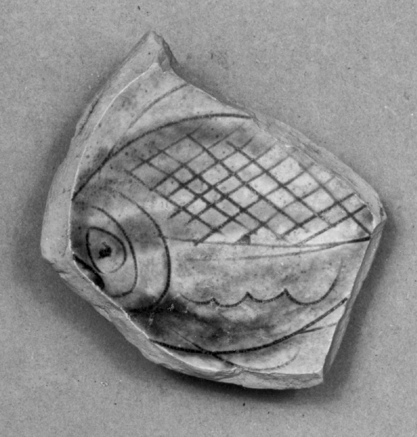 animali (scodella, frammento) - ambito veneto (prima metà sec. XVI)