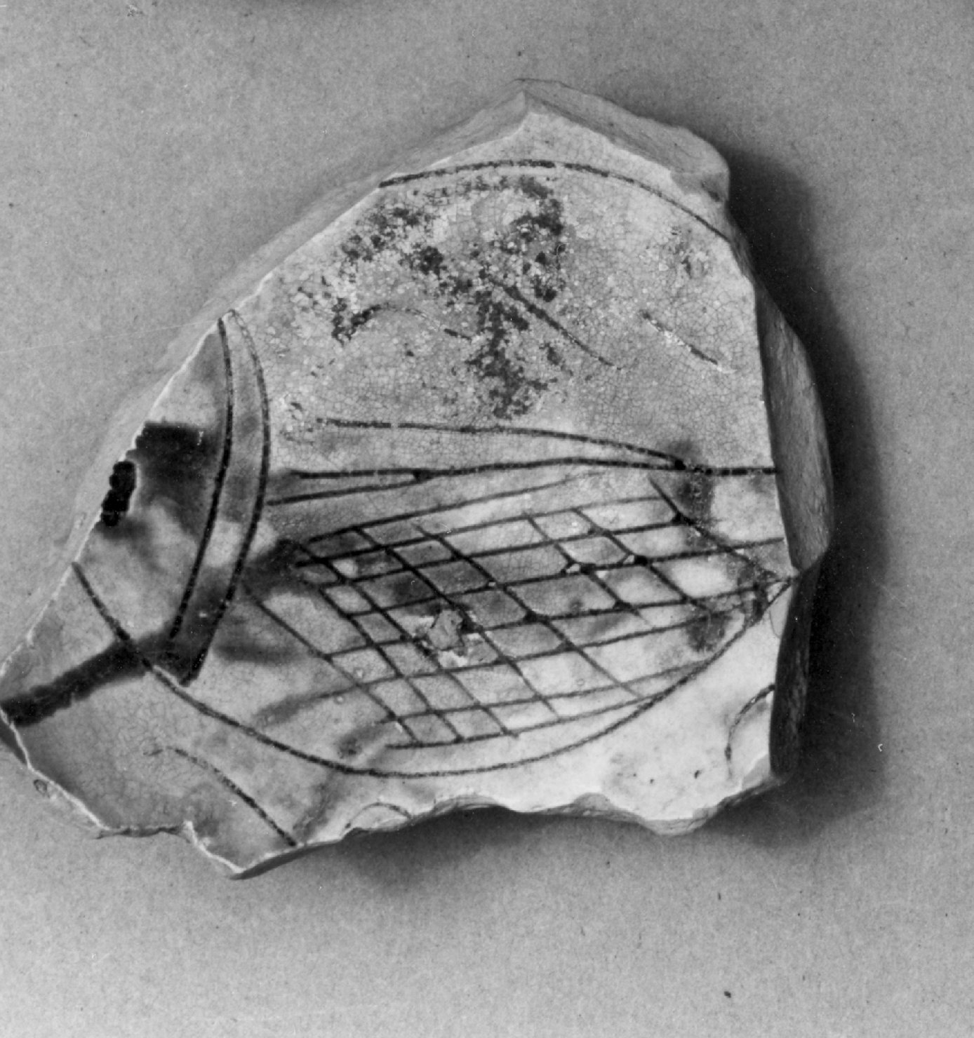 animali (scodella, frammento) - ambito veneto (prima metà sec. XVI)