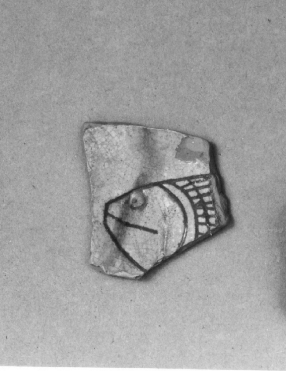 animali (piatto, frammento) - ambito veneto (prima metà sec. XVI)