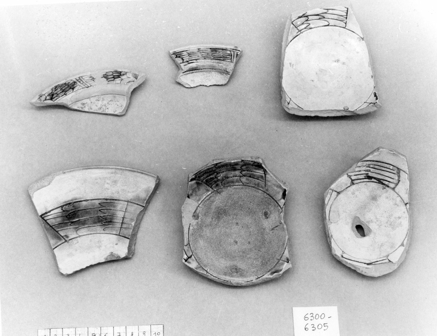 motivi decorativi vegetali (scodella, frammento) - ambito veneto (fine/inizio secc. XV/ XVI)