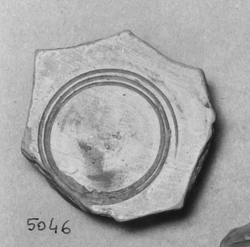 piatto, frammento - ambito veneziano (fine sec. XIII)