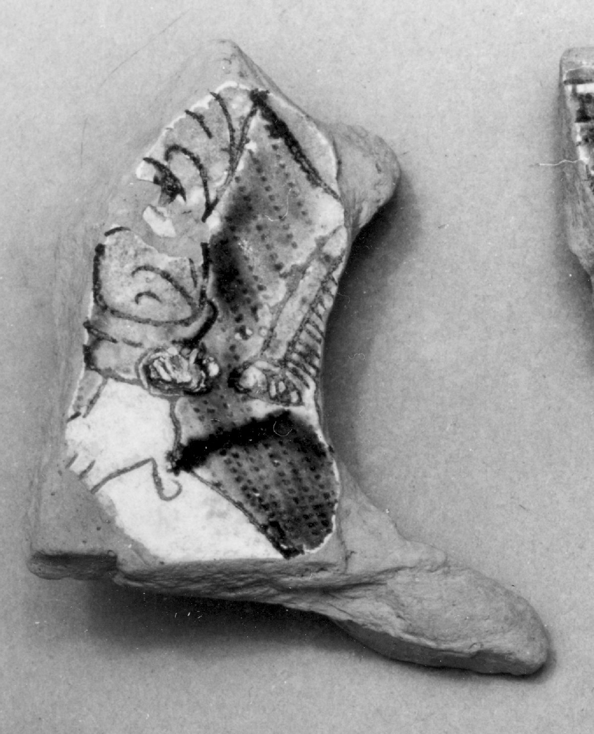 figura antropomorfa (bacino, frammento) - ambito veneto (inizio sec. XVI)