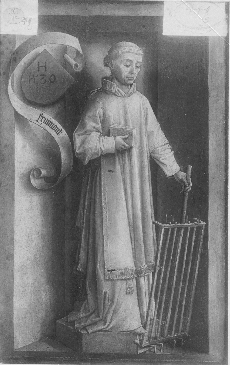 San Lorenzo (dipinto) di Weyden Roger van der (secc. XIV/ XV)