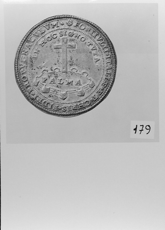 veduta della fortezza di Palmanova (medaglia, opera isolata) - bottega veneta (sec. XVI)