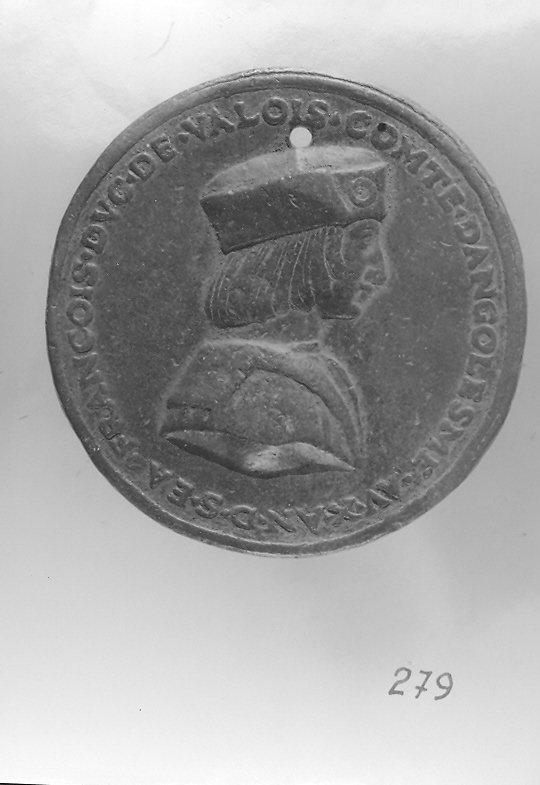 ritratto di Francesco I (medaglia, opera isolata) - bottega tedesca (sec. XVI)