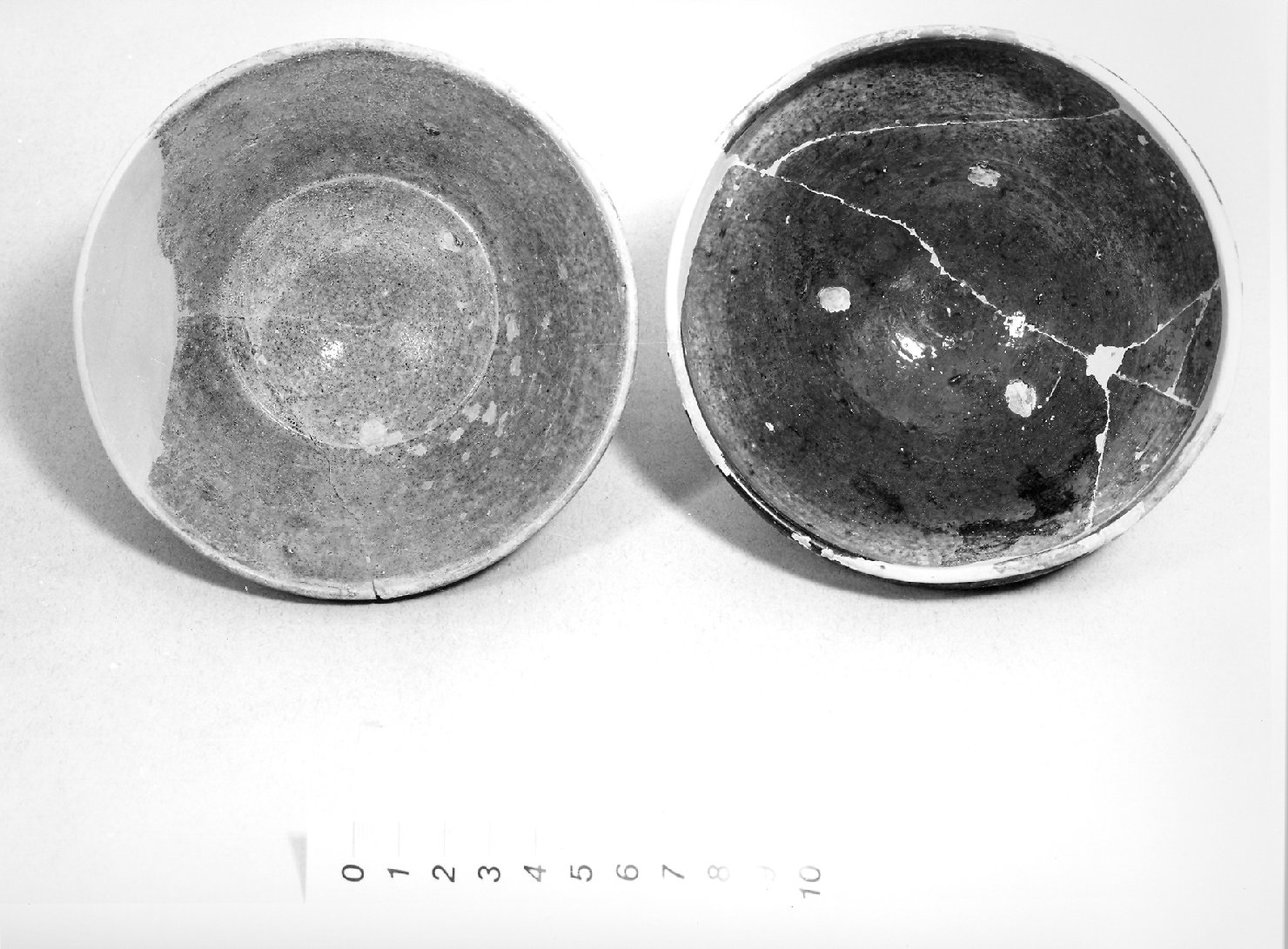 motivi decorativi (scodella, frammento) - ambito veneziano (sec. XIV)