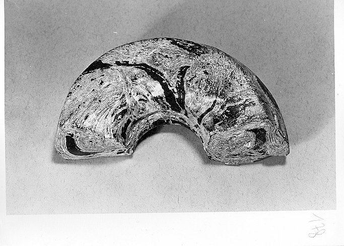 motivi decorativi (PESO MONETALE, frammento) - ambito veneziano (secc. XIV/ XV)