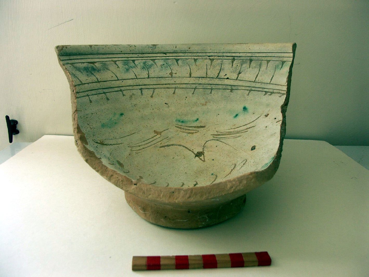 bacino, frammento - ambito veneto (sec. XVII)