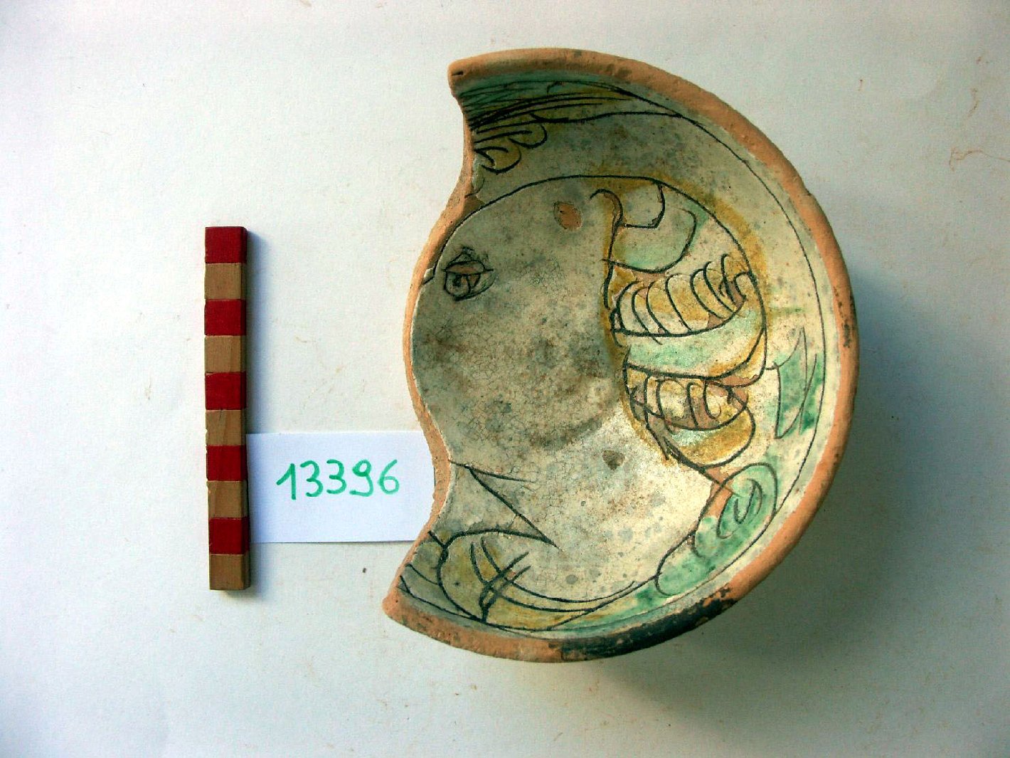 scodella, frammento - ambito veneto (sec. XV)