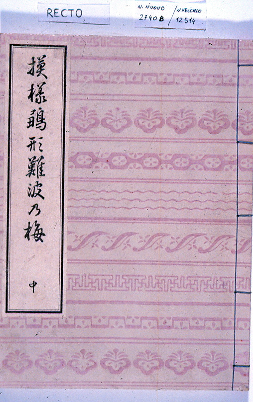 modelli per kimono (album) - ambito giapponese (sec. XIX)