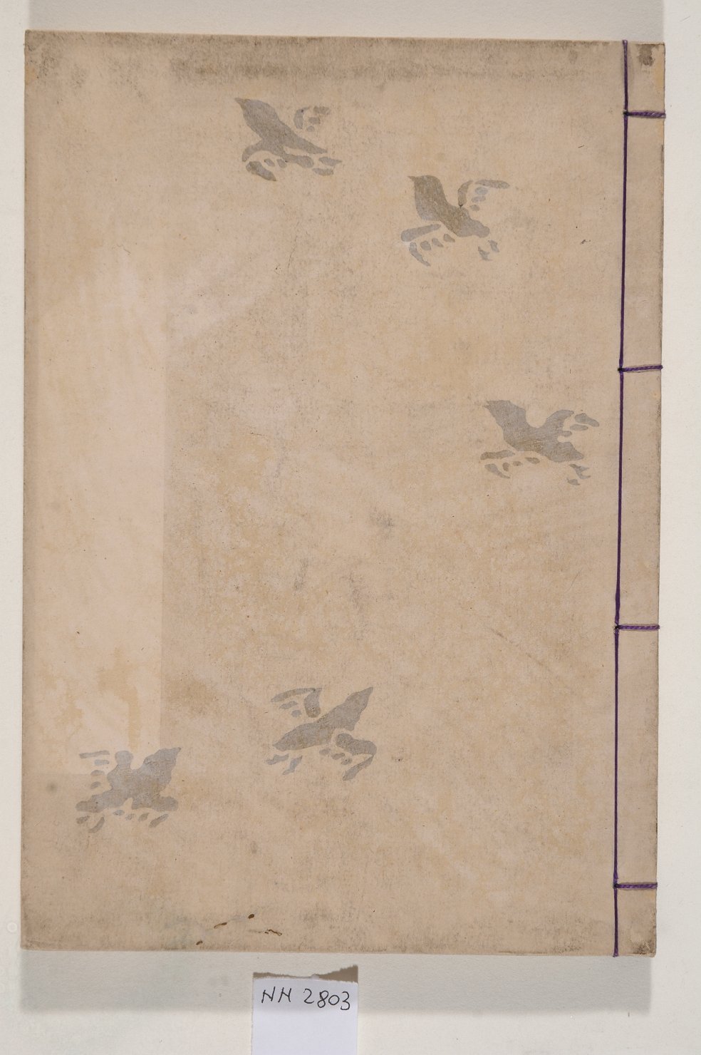 elementi decorativi (album, opera isolata) - ambito giapponese (secc. XVII/ XIX)