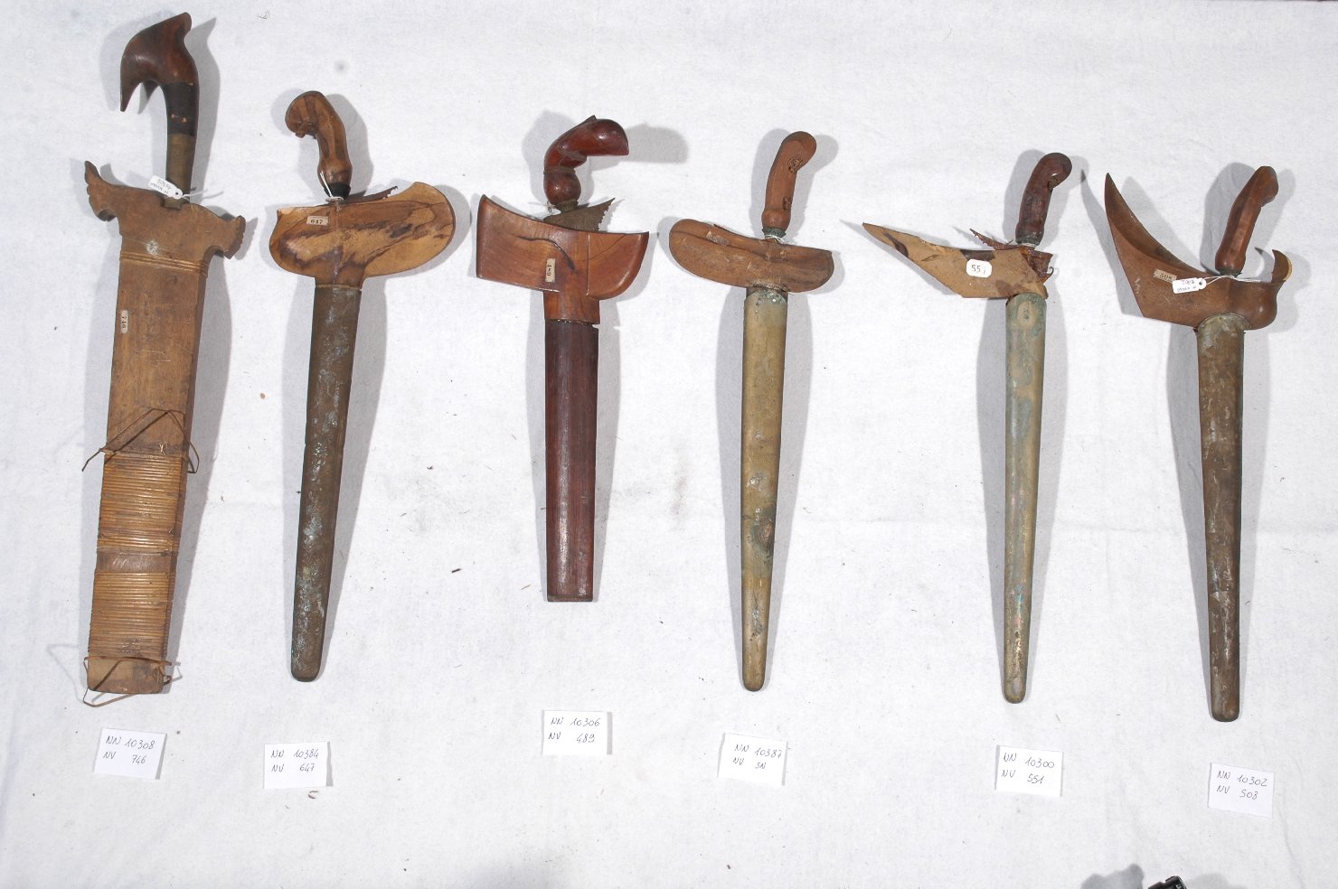 elementi decorativi (kris, opera isolata) - ambito orientale (secc. XVII/ XIX)