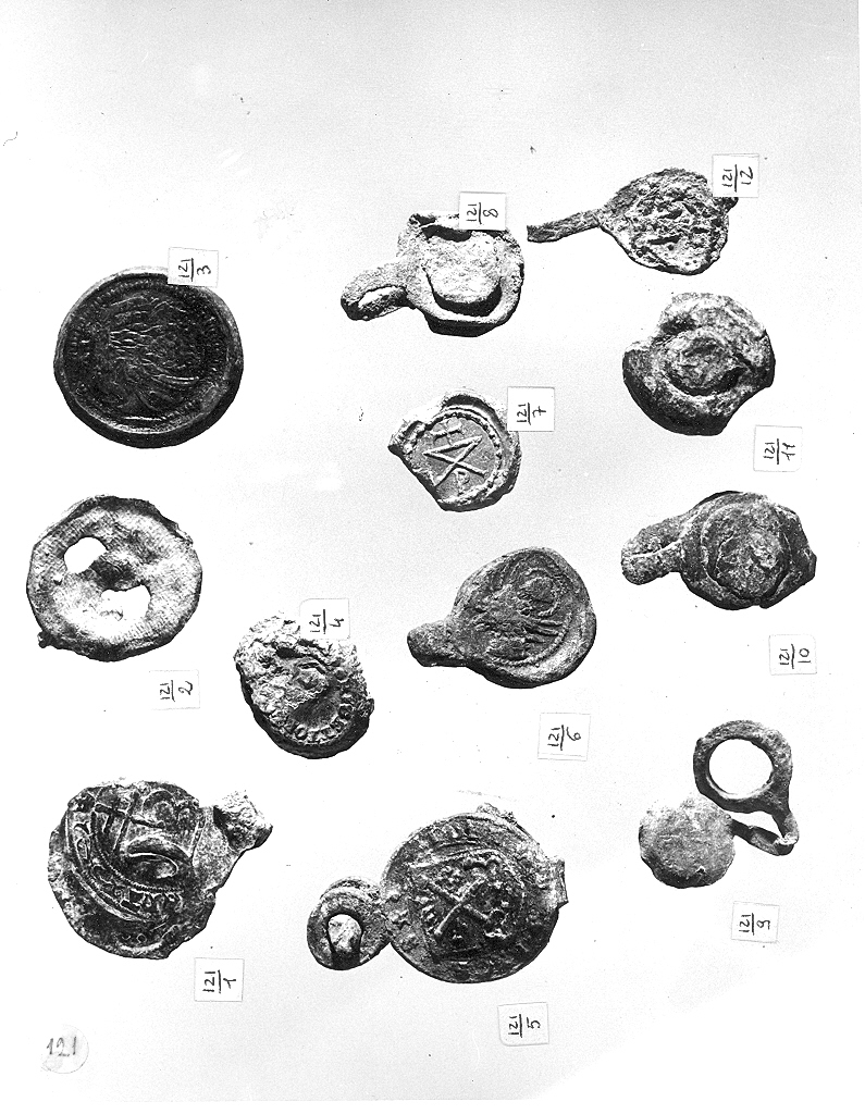 motivi decorativi (sigillo, frammento) - ambito veneziano (secc. XVI/ XVII)