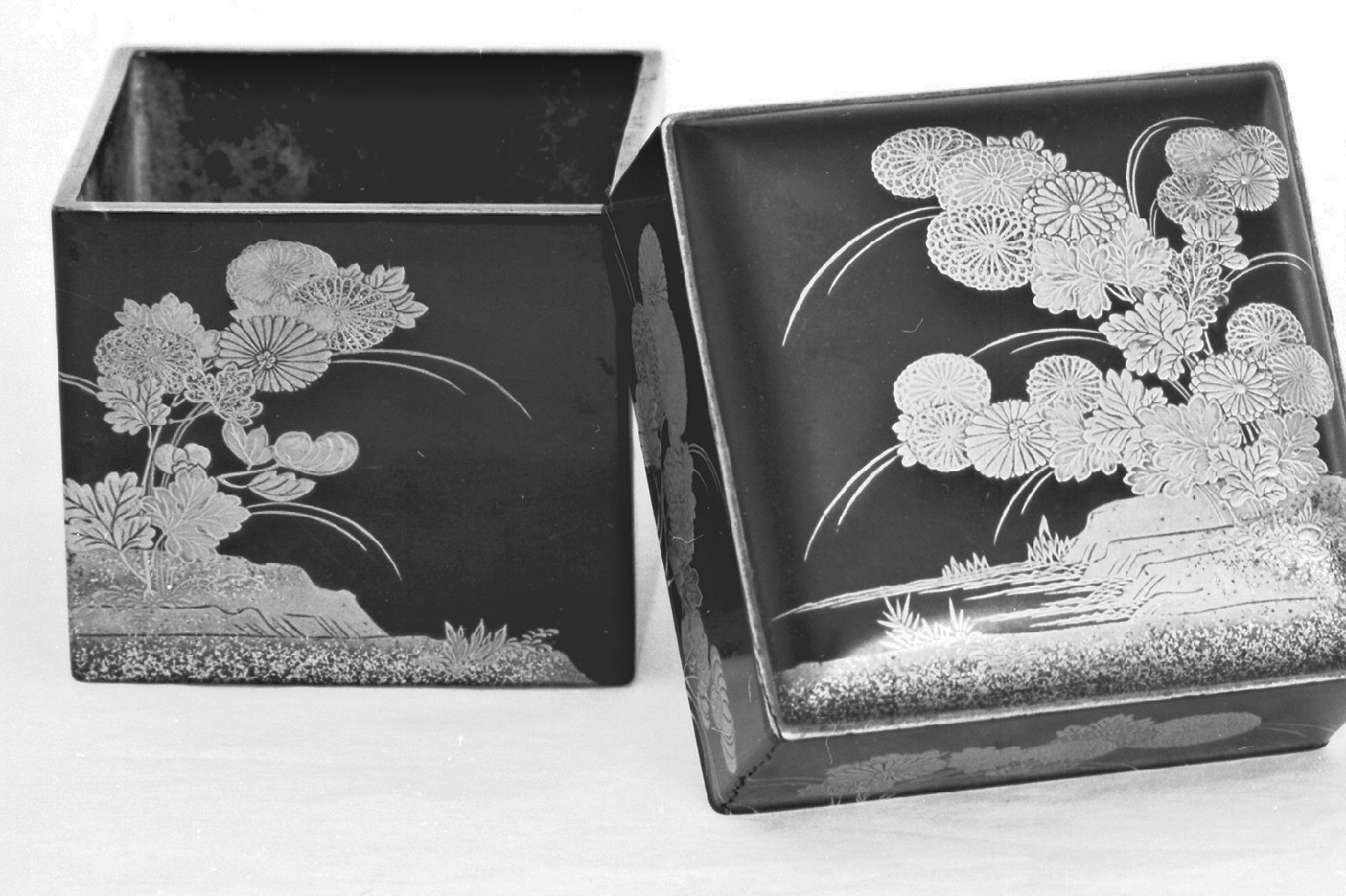 motivi decorativi (scatola, opera isolata) - ambito giapponese (secc. XVII/ XIX)