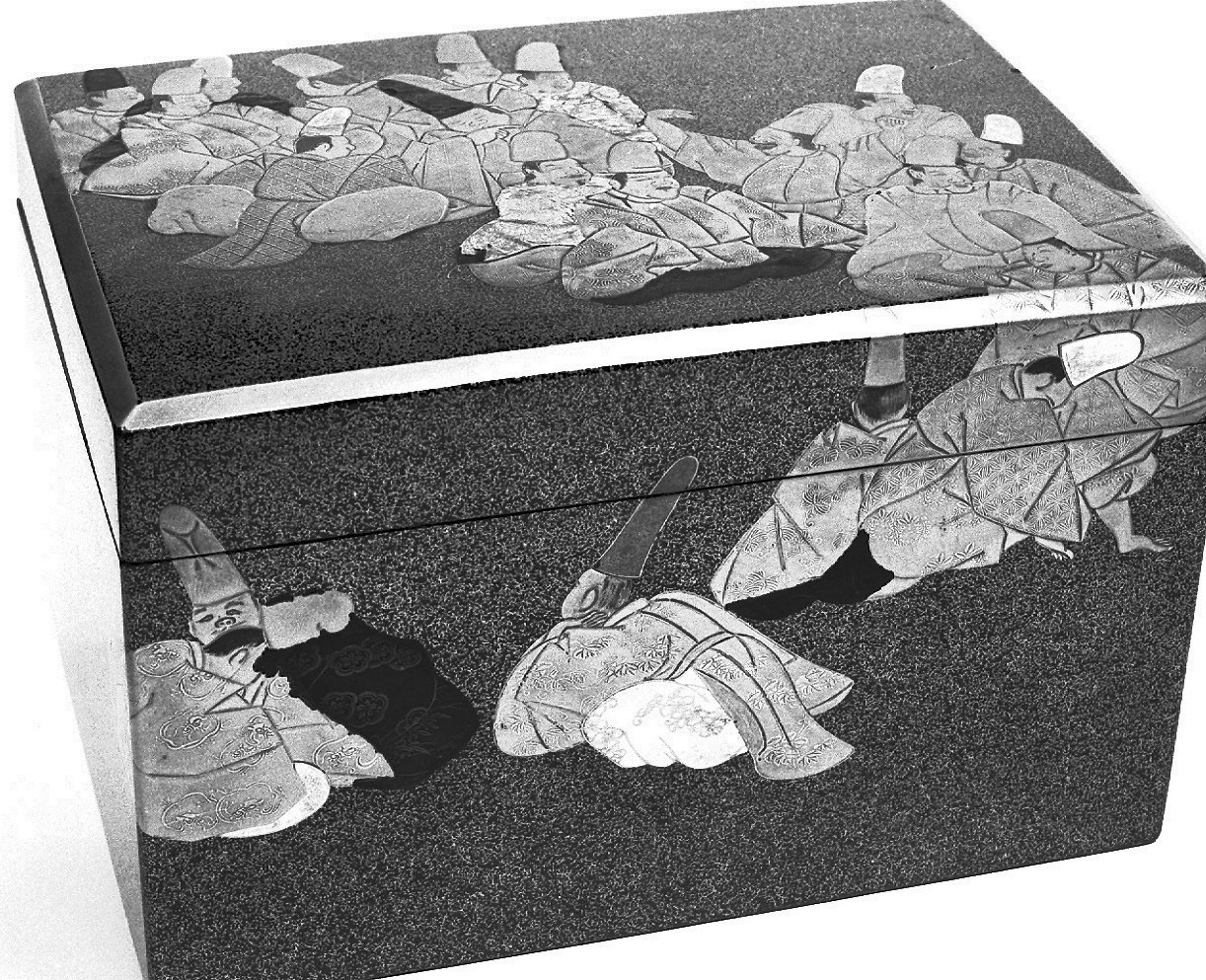 motivi decorativi (scatola, opera isolata) - ambito giapponese (secc. XVII/ XIX)