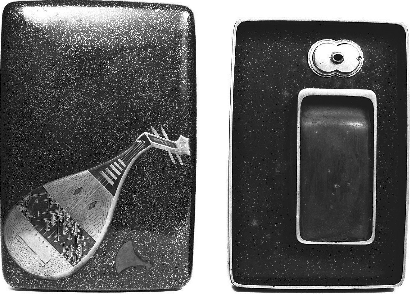 motivi decorativi (servizio per scrivere, opera isolata) - ambito giapponese (secc. XVII/ XIX)