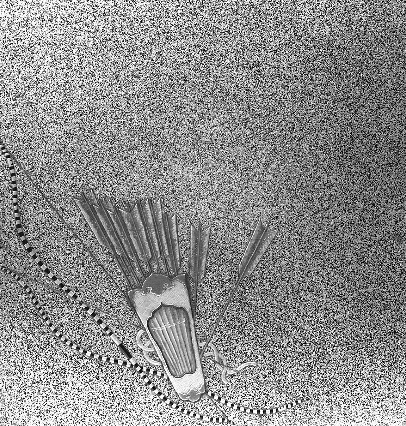 motivi decorativi (servizio per scrivere, opera isolata) - ambito giapponese (secc. XVII/ XIX)