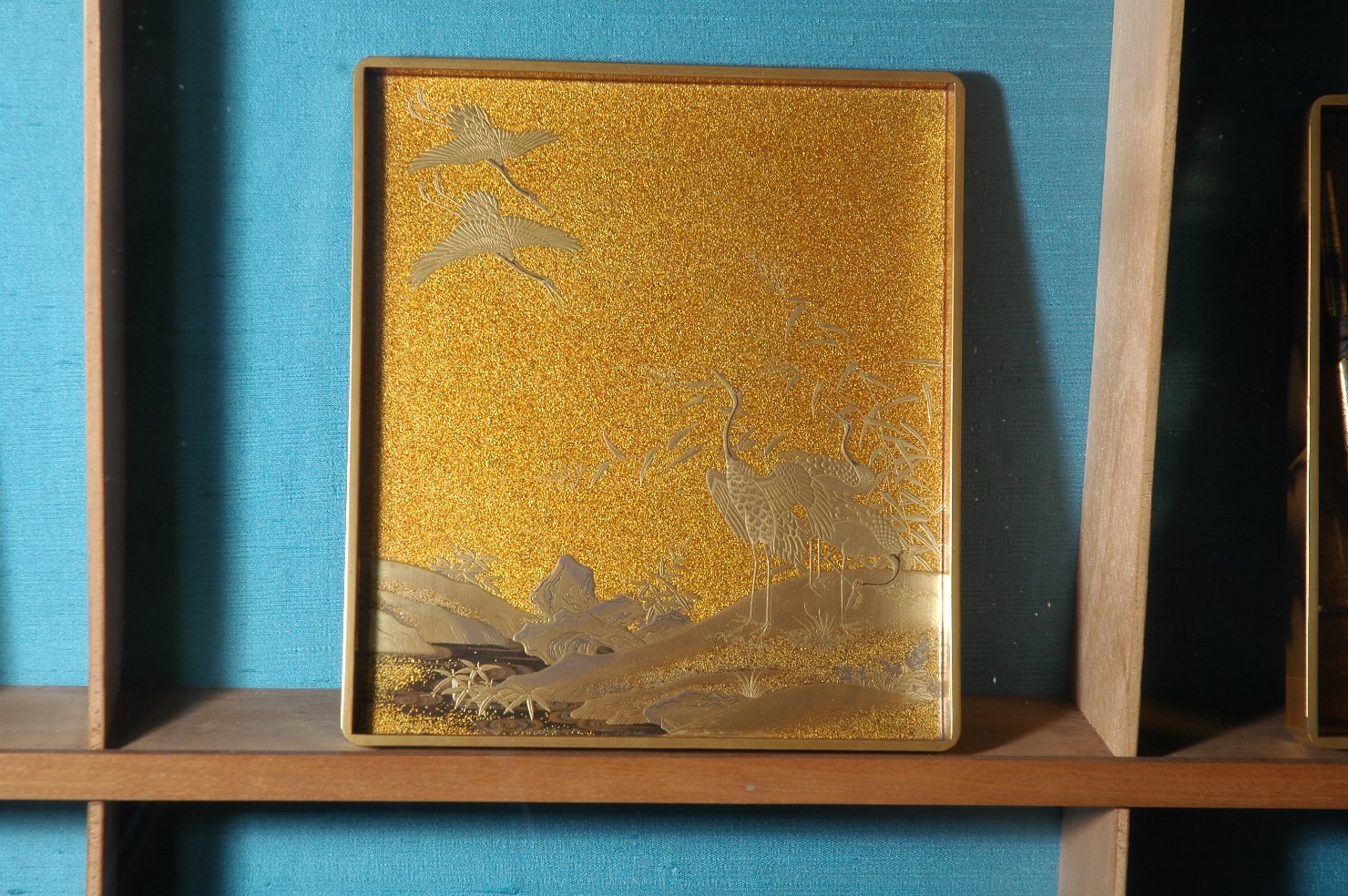 motivi decorativi (servizio per scrivere, opera isolata) - ambito giapponese (secc. XVII/ XIX)