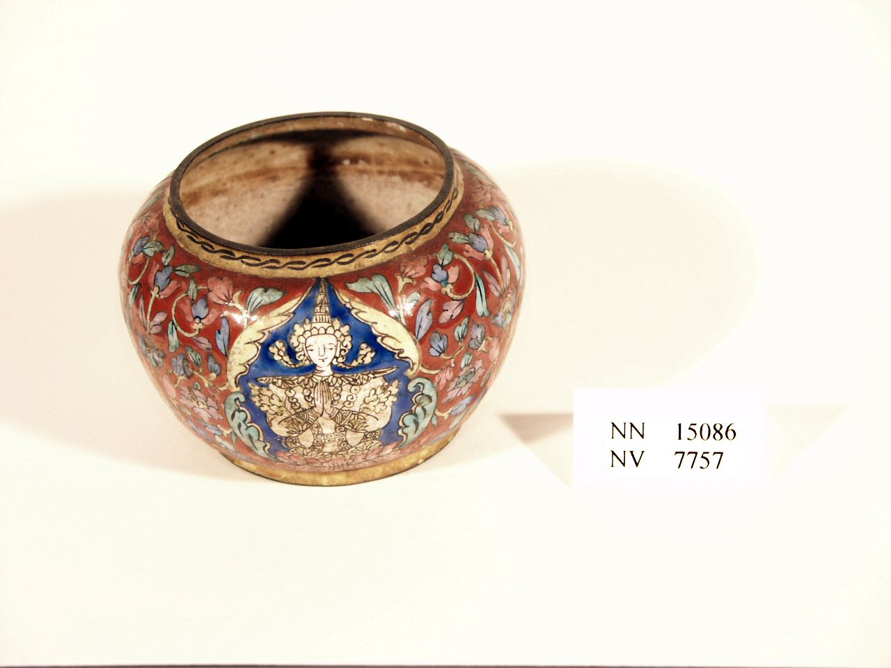 elementi decorativi (scatola, opera isolata) - ambito Asia centro-orientale (sec. XIX)