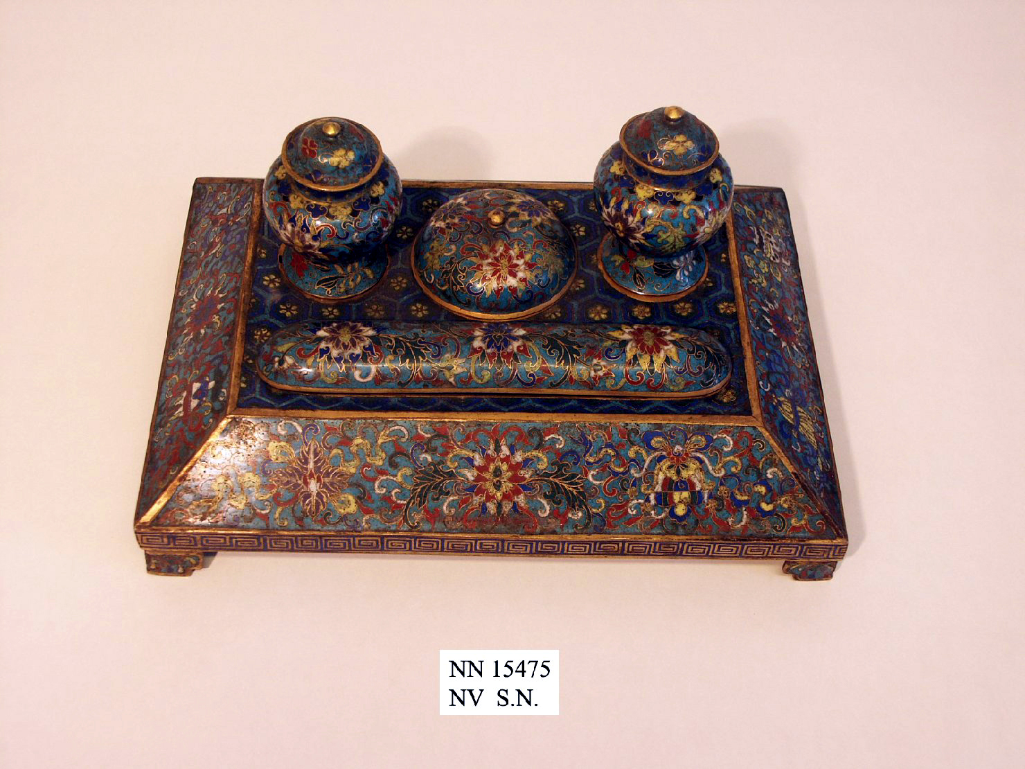 motivi decorativi floreali (servizio per scrivere, opera isolata) - ambito giapponese (sec. XIX)