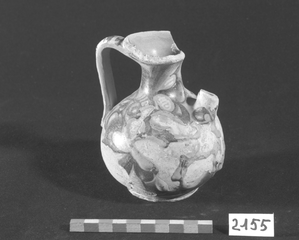 motivo decorativo (versatore, opera isolata) - produzione veneziana (fine/inizio secc. XVI/ XVII)