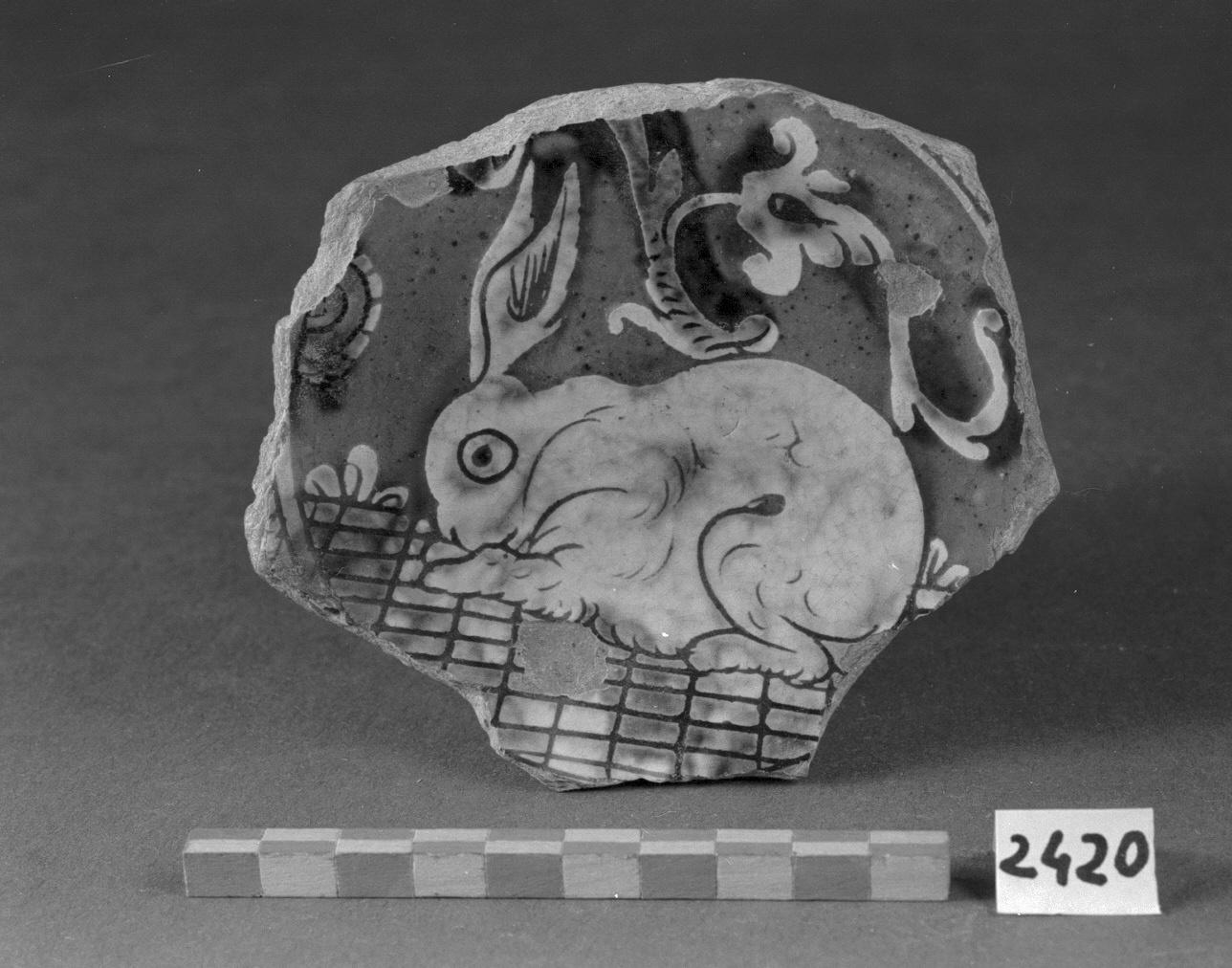 piatto, frammento - produzione veneziana (sec. XVI)