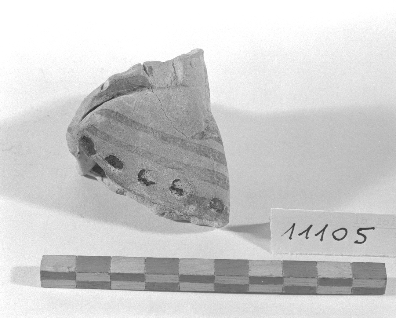 motivo decorativo geometrico (panata, frammento) - produzione Italia centrale (fine sec. XIII)