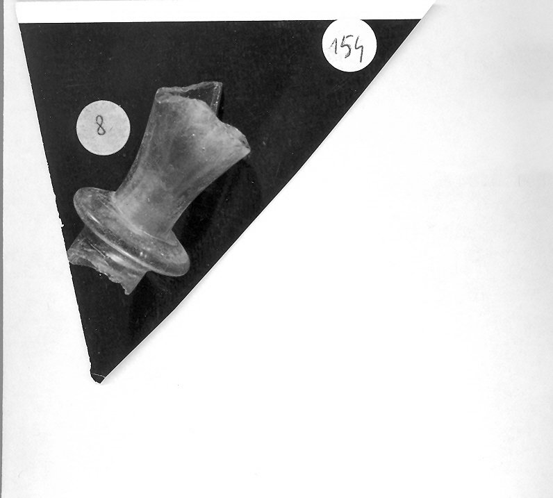 bicchiere, frammento - ambito veneto (secc. XV/ XVI)