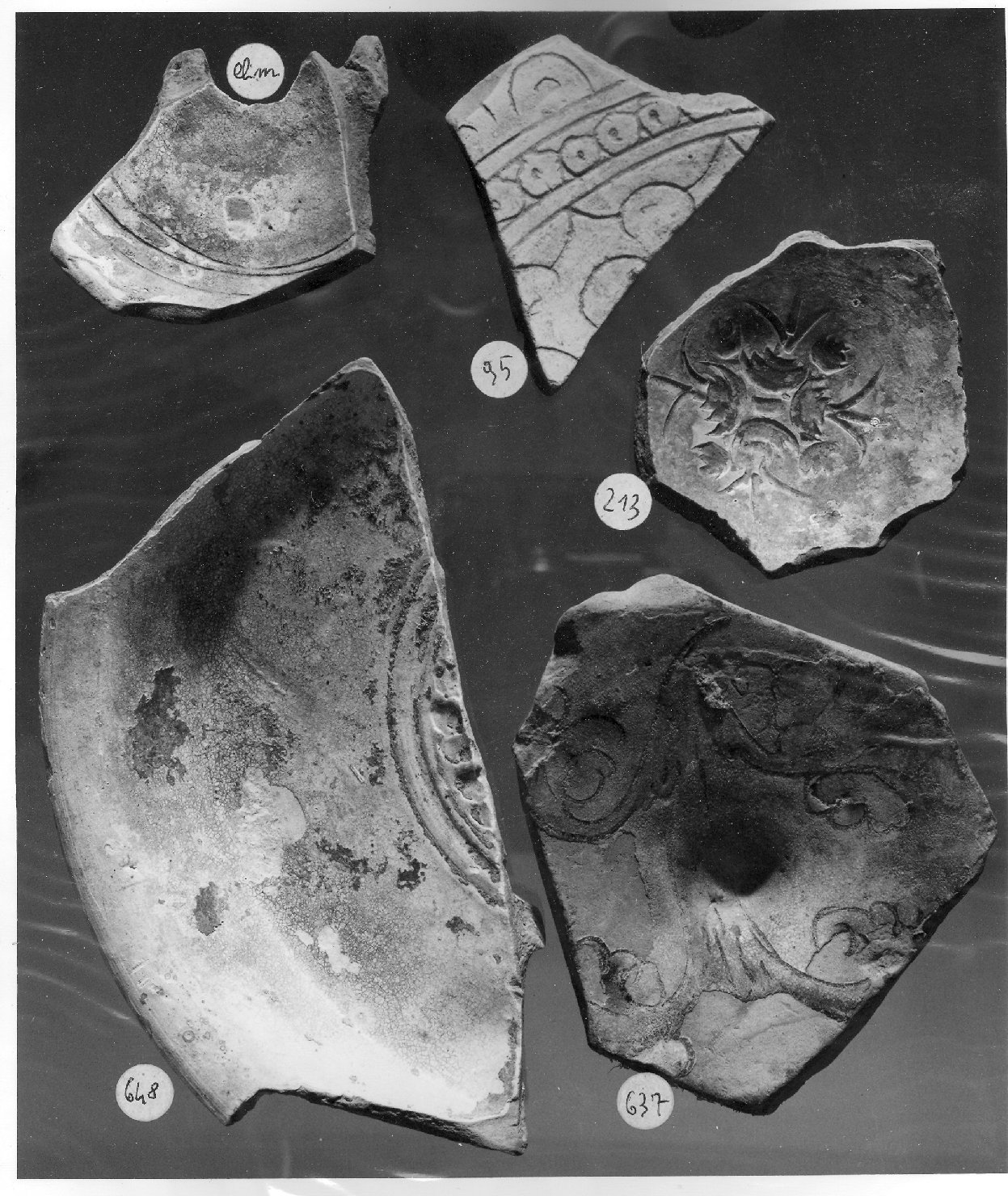 piatto, frammento - ambito veneto (secc. XV/ XVI)