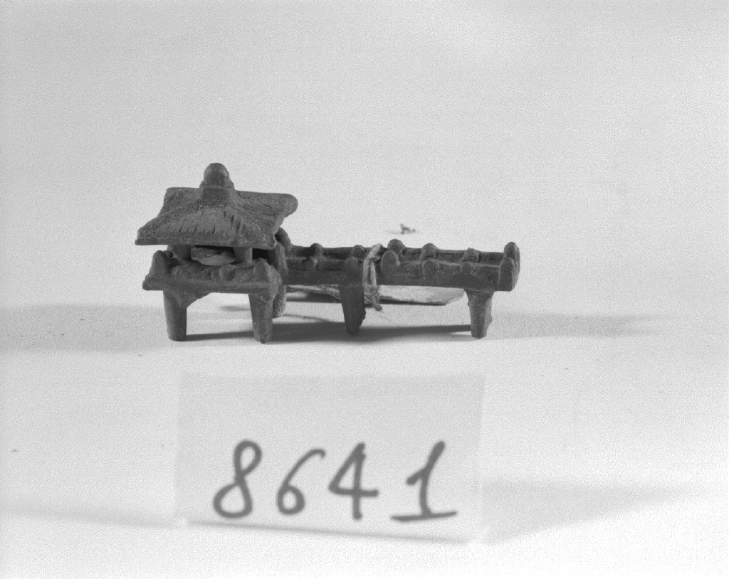 modello architettonico (scultura, opera isolata) - ambito giapponese (secc. XVII/ XIX)