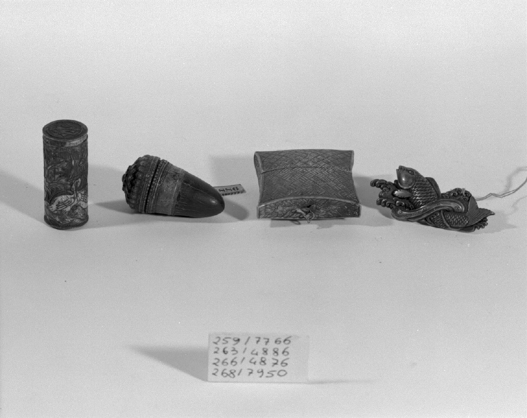 animali (decorazione, opera isolata) - ambito giapponese (secc. XVII/ XIX)