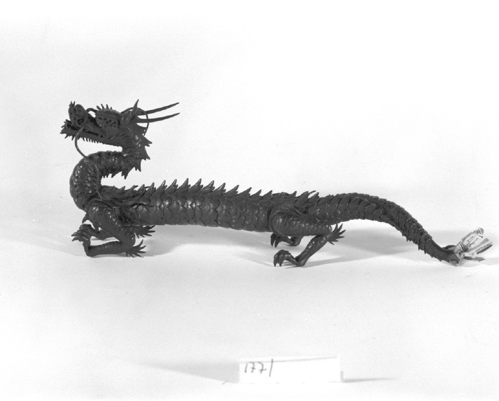 drago (statuetta, opera isolata) - ambito giapponese (secc. XVII/ XIX)
