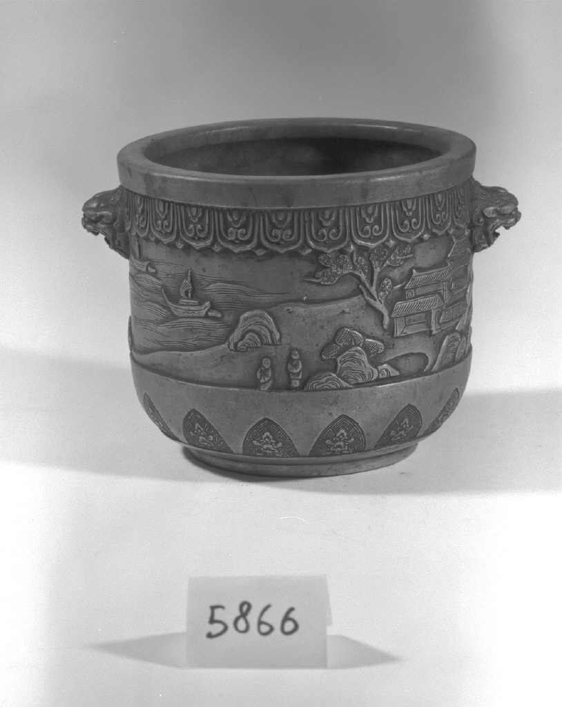 motivi decorativi (vaso, opera isolata) - ambito giapponese (secc. XVII/ XIX)