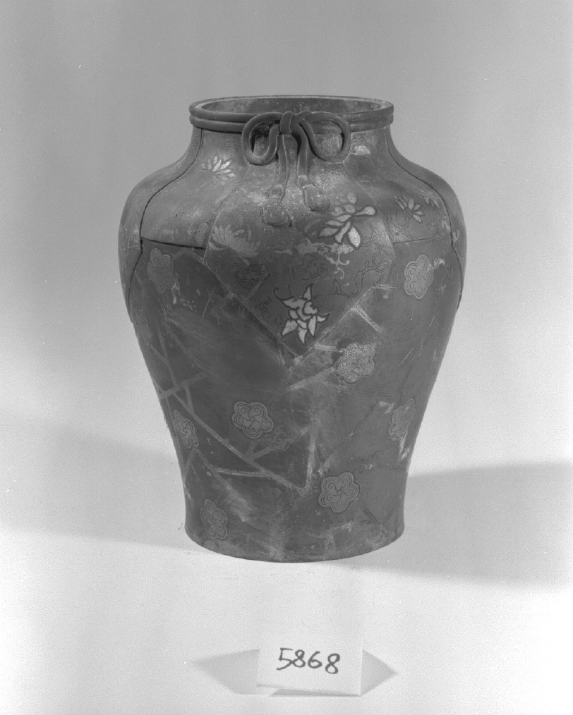 motivi decorativi floreali (vaso, opera isolata) - ambito giapponese (secc. XVII/ XIX)