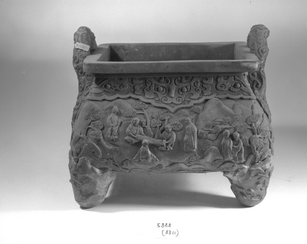 paesaggio (vaso, opera isolata) - ambito giapponese (sec. XV)